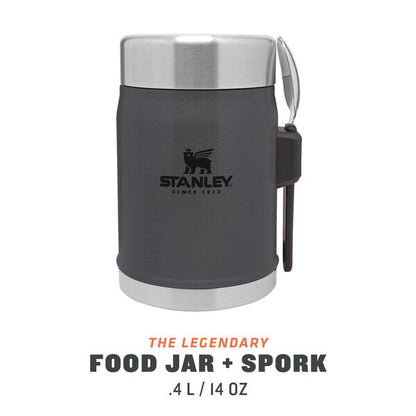 Classic Legendary Food Jar + Spork | 0.4L - Ѕtаnlеу