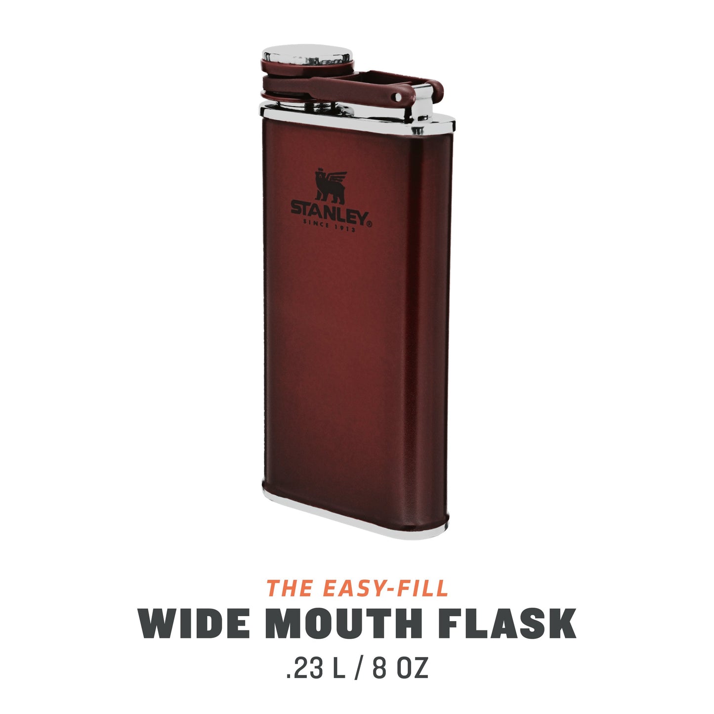 Classic Easy Fill Wide Mouth Flask | 0.23L - Ѕtаnlеу Create