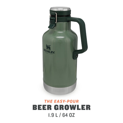 Classic Easy-Pour Growler | 1.9L - Ѕtаnlеу