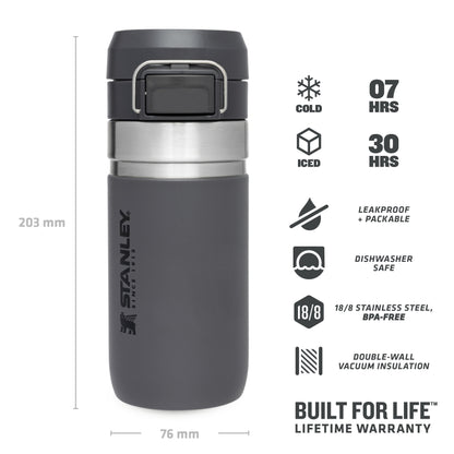 Go Quick Flip Water Bottle | 0.47L - Ѕtаnlеу