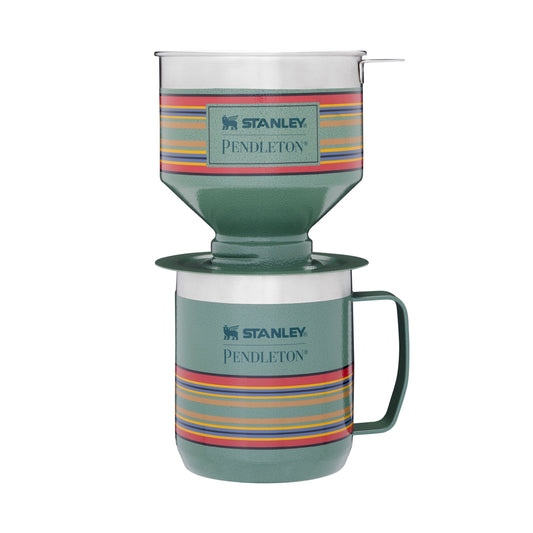 Pendleton Yakima Camp Stripes Perfect-Brew Pour Over Set - Ѕtаnlеу