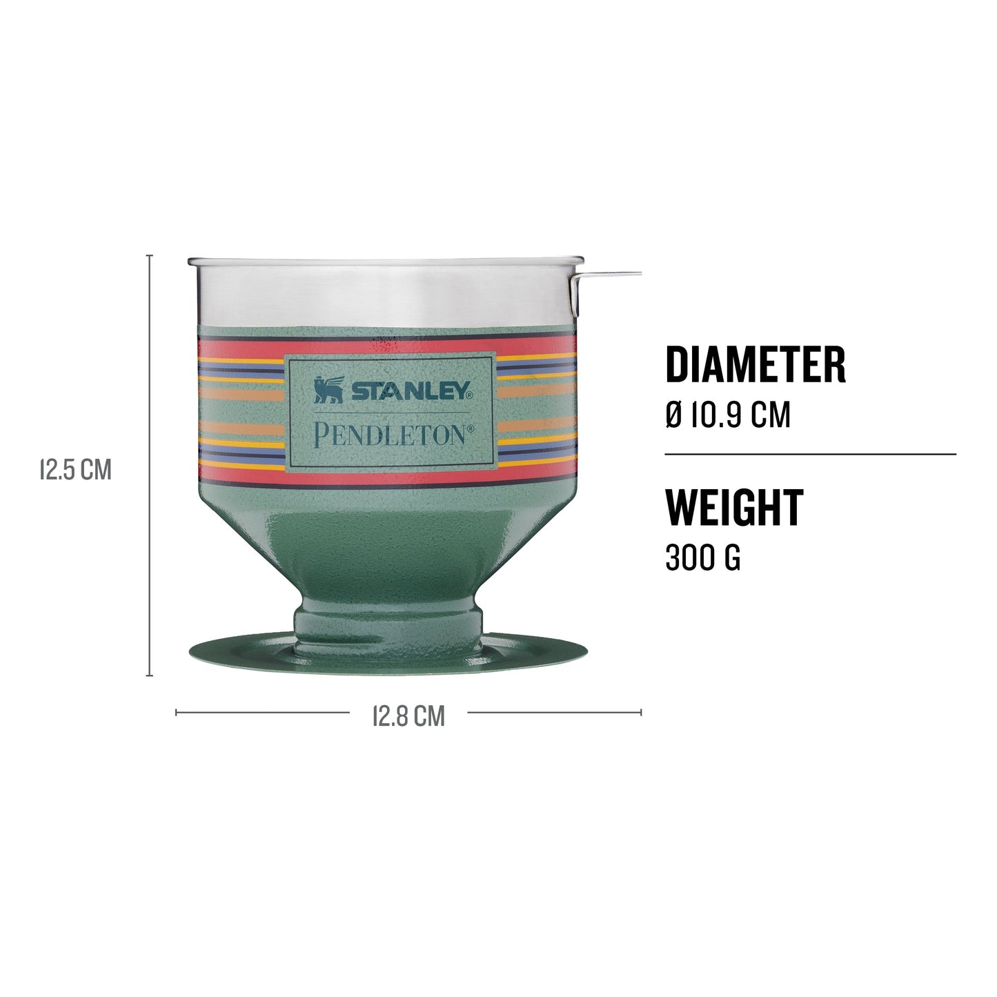 Pendleton Yakima Camp Stripes Perfect-Brew Pour Over Set - Ѕtаnlеу