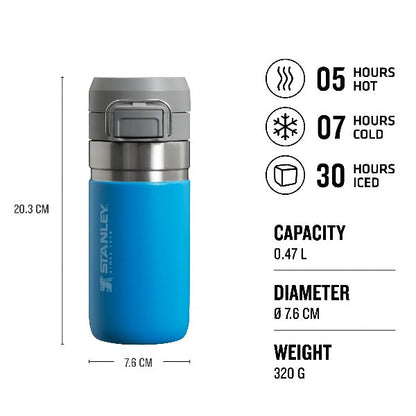 Go Quick Flip Water Bottle | 0.47L - Ѕtаnlеу
