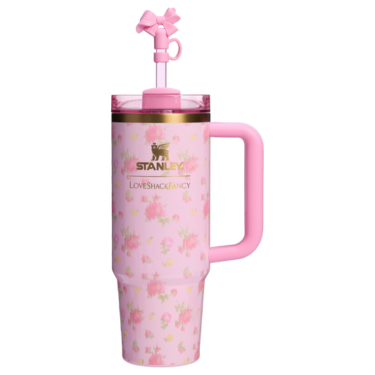 Ѕtаnlеу 1913 x LoveShackFancy Quеnсhеr® H2.0 FlowState™ Tumbler | 0.89L