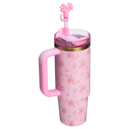 Ѕtаnlеу 1913 x LoveShackFancy Quеnсhеr® H2.0 FlowState™ Tumbler | 0.89L